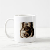 Beunruhigte Grenze Stein Kaffeetasse (Links)