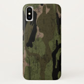 Beunruhigte grüne Camouflage Case-Mate iPhone Hülle (Rückseite)