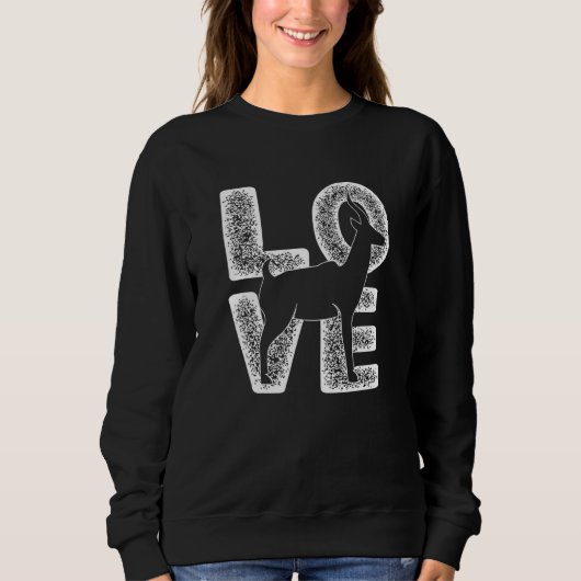 Beunruhigte ich Liebe Antelope Idee für Tiere Sweatshirt (Vorderseite)