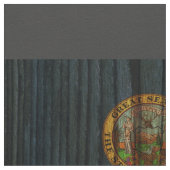 Beunruhigte Idaho-Flagge Stoff (Nahaufnahme)