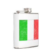 Beunruhigte Italien-Flagge Flachmann (Rechts)