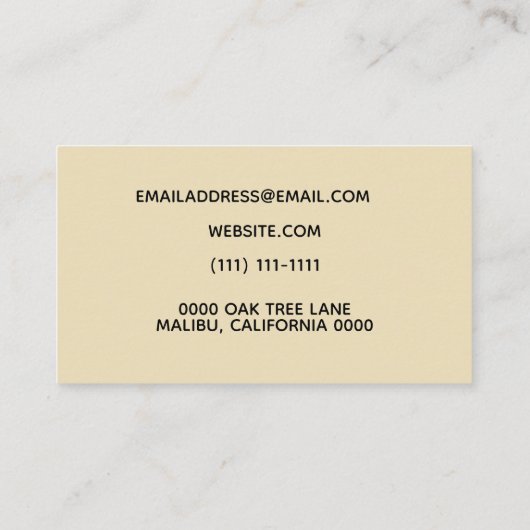 beunruhigte Karte (Rückseite)