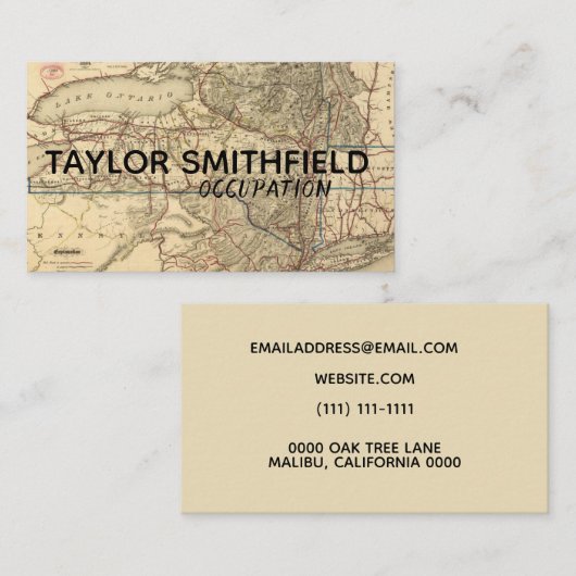 beunruhigte Karte (Vorne/Hinten)