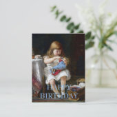 Beunruhigte kleine Mutter mit Puppe (Stehend Vorderseite)