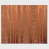 Beunruhigte kupferne metallische Beschaffenheit 10 Geschenkpapier (Flach)