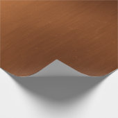 Beunruhigte kupferne metallische Beschaffenheit 24 Geschenkpapier (Ecke)