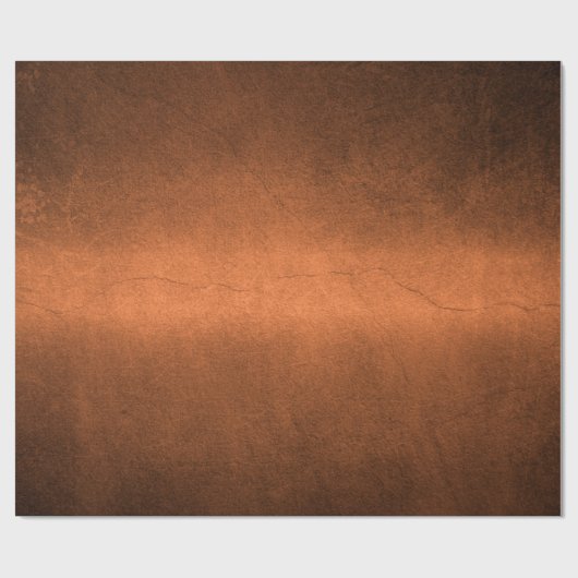 Beunruhigte kupferne metallische Beschaffenheit 2 Geschenkpapier (Flach)