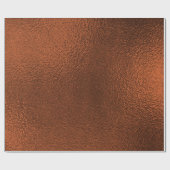 Beunruhigte kupferne metallische Beschaffenheit 7 Geschenkpapier (Flach)