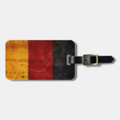 Beunruhigte Landesflaggen | Deutschland Gepäckanhänger (Vorderseite horizontal)
