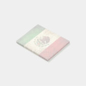 Beunruhigte Landesflaggen | Mexiko Post-it Klebezettel (angewinkelt)