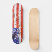 Beunruhigte Nationen - Amerika (Skateboard) Skateboard (Vorderseite)
