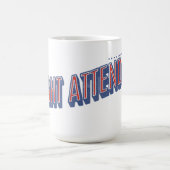 Beunruhigte neue Flugbegleitung Tasse (Mittel)