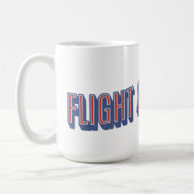 Beunruhigte neue Flugbegleitung Tasse
