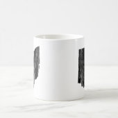 Beunruhigte Ohio-Staats-Kontur Kaffeetasse (Mittel)