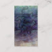 Beunruhigte Ohrschnecke Visitenkarte (Rückseite)