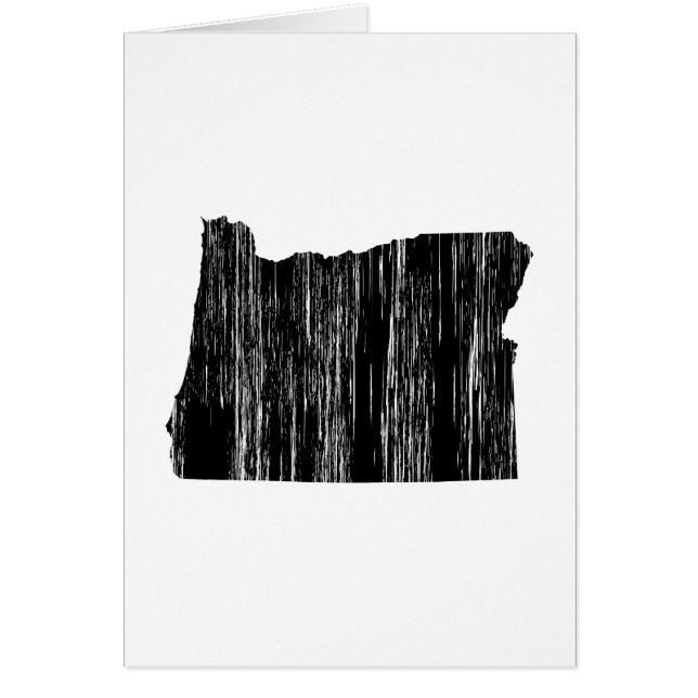 Beunruhigte Oregon-Staats-Kontur (Vorne)