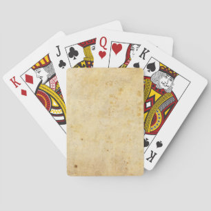 Beunruhigte Papier-Spielkarten Spielkarten