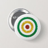 Beunruhigte Rasta Ringe Button (Vorne & Hinten)