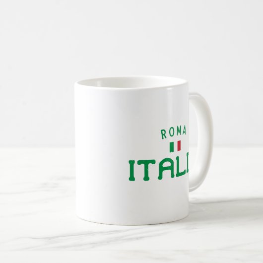 Beunruhigte Roma Italia (Rom, Italien) Kaffeetasse (VorderseiteRechts)