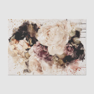 Beunruhigte Rose Seidenpapier