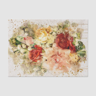 Beunruhigte Rose Seidenpapier