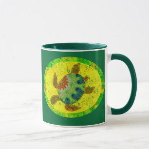Beunruhigte Schildkröte-Tassen Tasse