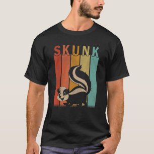 Beunruhigte Skunk Men Women Kid Niedlich Skunk Ret T-Shirt