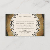 Beunruhigte Terminkarte (Rückseite)