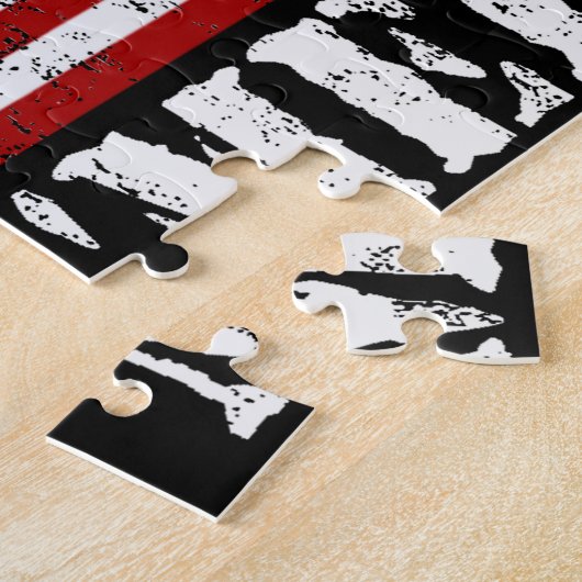 Beunruhigte US-Flagge 'MERICA Puzzle (Seite)