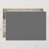 beunruhigte Westernland-Cowboyhochzeit Einladung (Vorne/Hinten)