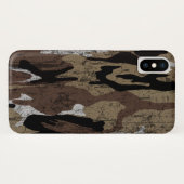 Beunruhigte Wüsten-Camouflage Case-Mate iPhone Hülle (Rückseite (Horizontal))