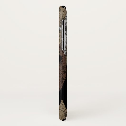 Beunruhigte Wüsten-Camouflage Case-Mate iPhone Hülle (Hinten/Links)