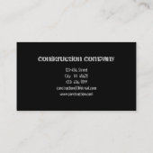 Beunruhigter alter Bauernhof-LKW des Visitenkarte (Rückseite)