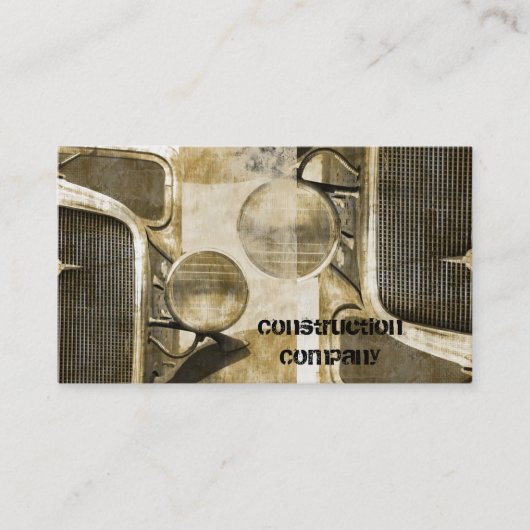 Beunruhigter alter Bauernhof-LKW des Visitenkarte (Vorderseite)