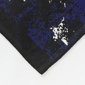 Beunruhigter Art-amerikanische Fleecedecke (Ecke)