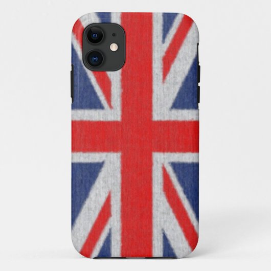 Beunruhigter britischer Flagge iPhone 5 Kasten Case-Mate iPhone Hülle (Rückseite)