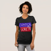 Beunruhigter Entwurf Clintons Gore 96 T-Shirt (Vorne ganz)
