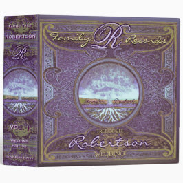 Beunruhigter Folien-Blick des Stammbaum-| Antike 5,1 Cm Ordner