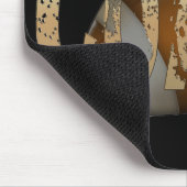 Beunruhigter Fußball-Trainer Mousepad (Ecke)