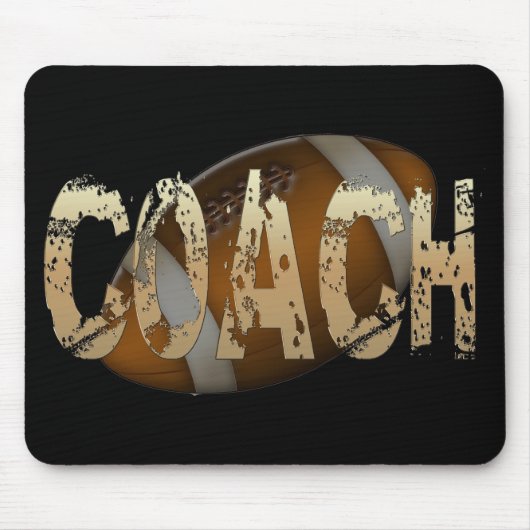 Beunruhigter Fußball-Trainer Mousepad (Vorne)
