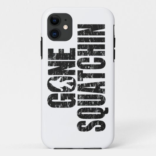 Beunruhigter gegangener Squatchin iPhone 5 Fall Case-Mate iPhone Hülle (Rückseite)
