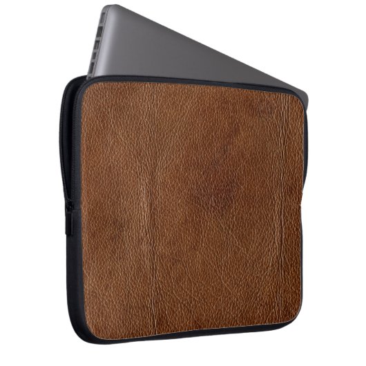Beunruhigter Imitat Leder-Blick Laptopschutzhülle (Vorne Rechts)