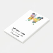 Beunruhigter Schmetterling Post-it Klebezettel (angewinkelt)