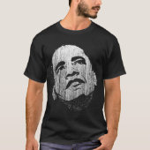 Beunruhigter schwarzer Barack Obama T - Shirt (Vorderseite)
