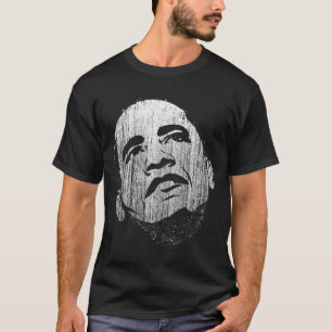 Beunruhigter schwarzer Barack Obama T - Shirt