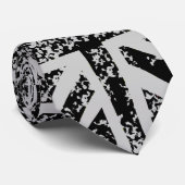 Beunruhigter schwarzer Gewerkschafts-Jack Krawatte (Gerollt)