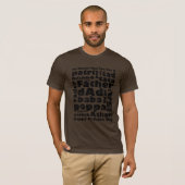 Beunruhigter Vatertags-T - Shirt (Vorne ganz)