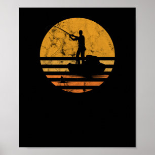 Beunruhigter Vintager Poster