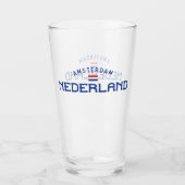 Beunruhigtes Amsterdam Nederland (die Niederlande) Glas (Vorderseite)