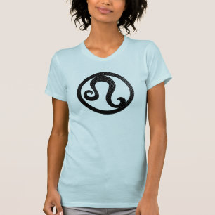 Beunruhigtes astrologisches Symbol Löwen T-Shirt